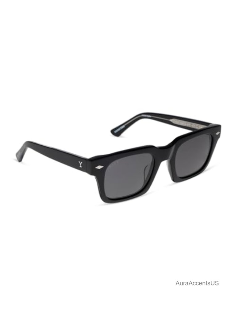 Square Polarized Sunglasses Uv400 Protection Includes Case